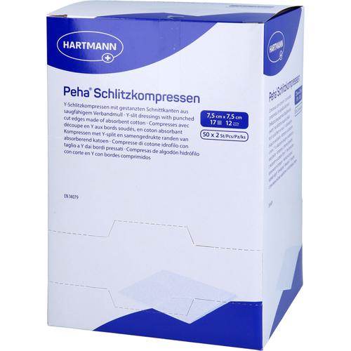 Peha Schlitzkompressen 7.5x7.5 cm Steril 50x2 St + Prisoma bei onfy.de kaufen 19851195