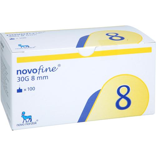Novofine Nadeln 0.30x8 Mm 30G 100 St Avitamed bei onfy.de kaufen 19963882