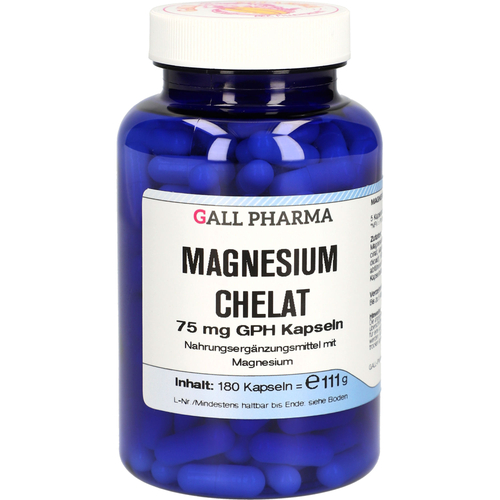 Magnesium Chelat 75mg Gph Kapseln 180 St Hecht-Pharma bei onfy.de kaufen 10081695