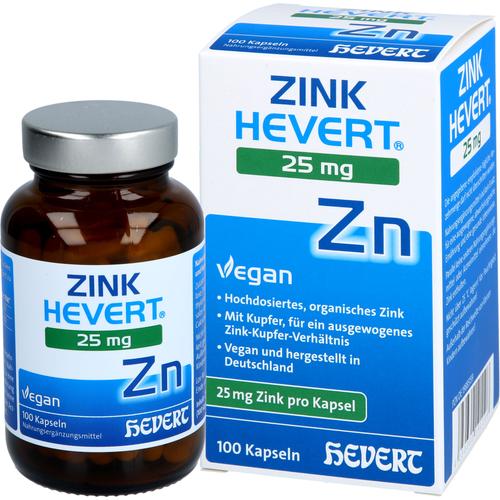 Zink Hevert 25 mg 100 St Hevert-Arzneimittel bei onfy.de kaufen 19885159