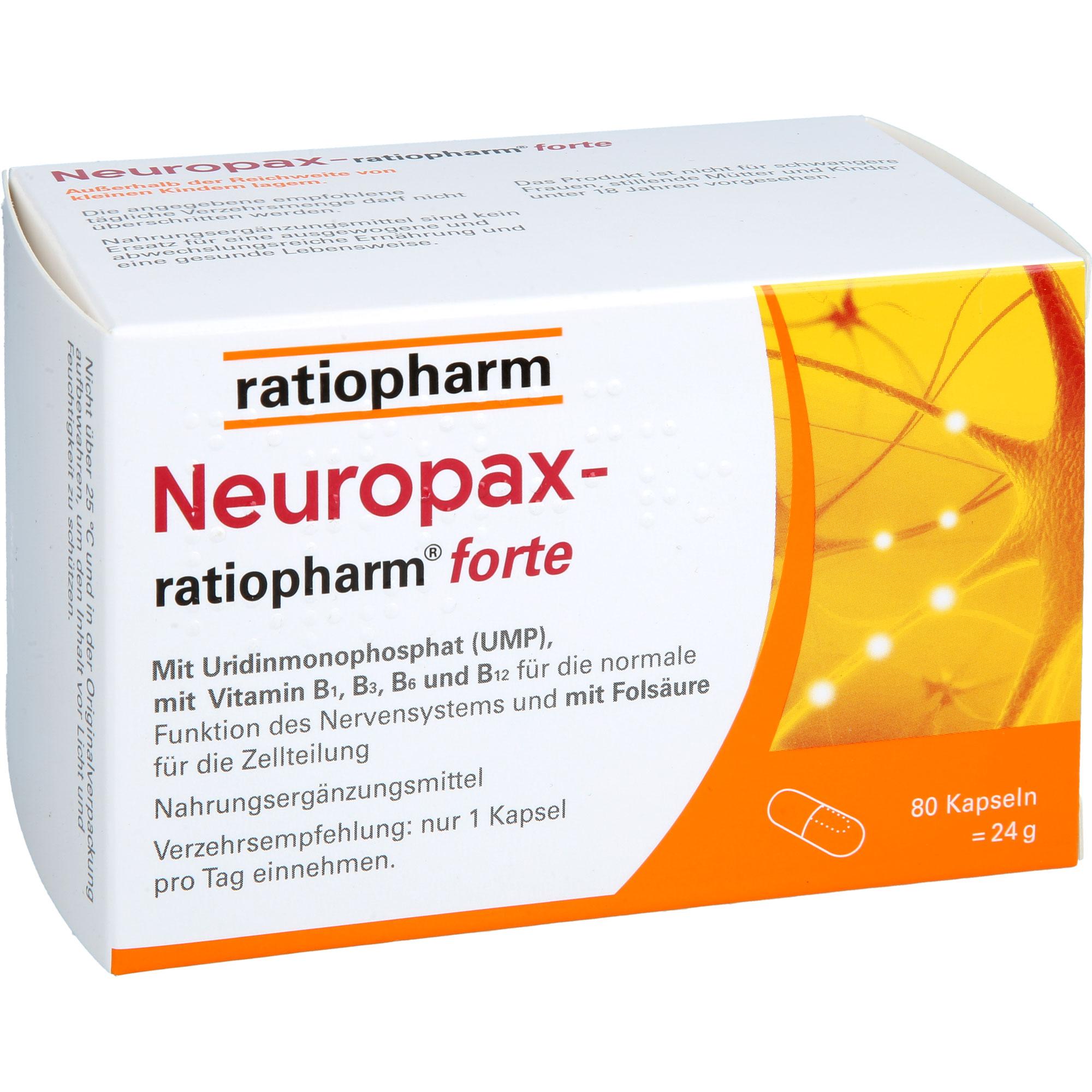 Neuropax-Ratiopharm Forte 80 St ratiopharm bei onfy.de kaufen 19386580