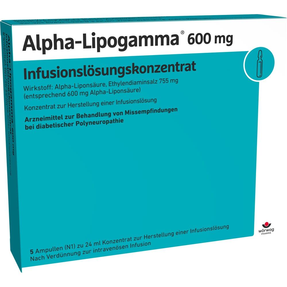 Alpha-Lipogamma 600 Infusionslösungskonzentrat null