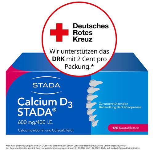Calcium D3 Stada 600mg/400 I.e. Kautabletten 120 St STADA Consumer Health Deutschland bei onfy.de kaufen 09234314