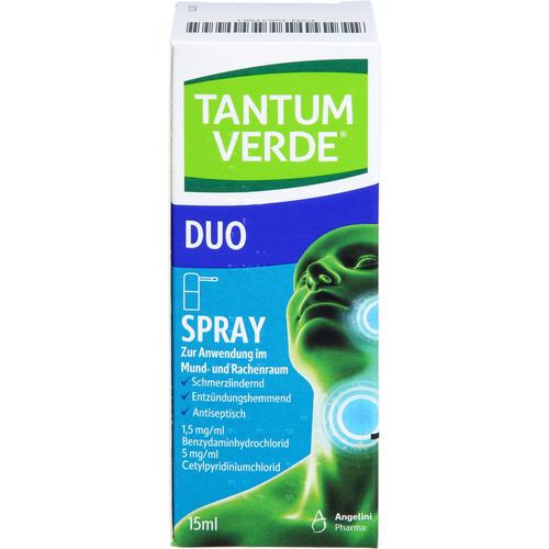 Tantum Verde Duo 1.5mg/Ml+5mg/ml Spr Mundhöhle Lsg 15 ml Angelini Pharma Deutschland bei onfy.de kaufen 19631861