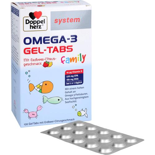 Doppelherz Omega-3 Gel-Tabs Family Erb.-Ci. System 120 St Queisser Pharma bei onfy.de kaufen 19155834