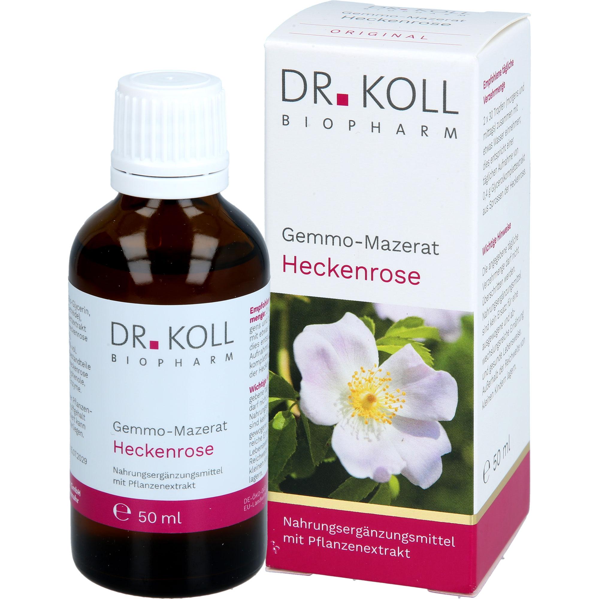 Gemmo-Mazerat Heckenrose Dr. Koll Rosa Canina 50 ml Dr. Koll Biopharm bei onfy.de kaufen 20059969