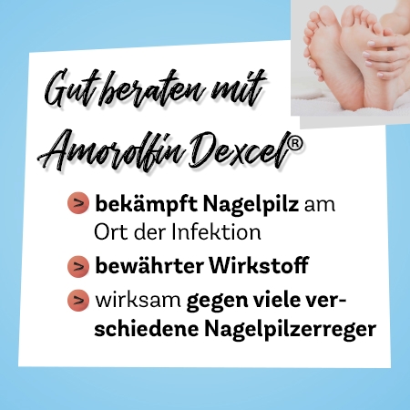 Amorolfin Dexcel 50 mg/ml Wirkstoffhaltiger Nagel. 3 ml Dexcel Pharma bei onfy.de kaufen 17417603