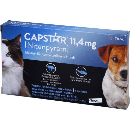 Capstar 11.4mg Katz+Kl Hun 6 St Elanco Deutschland Gmbh bei onfy.de kaufen 01276359