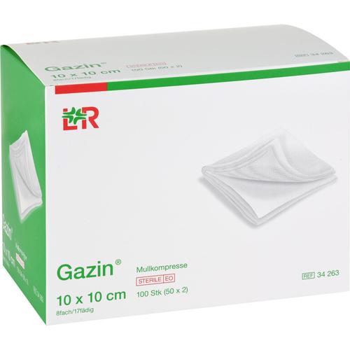 Gazin Mullkomp.10x10 cm Steril 8Fach 50x2 St kohlpharma bei onfy.de kaufen 19688631