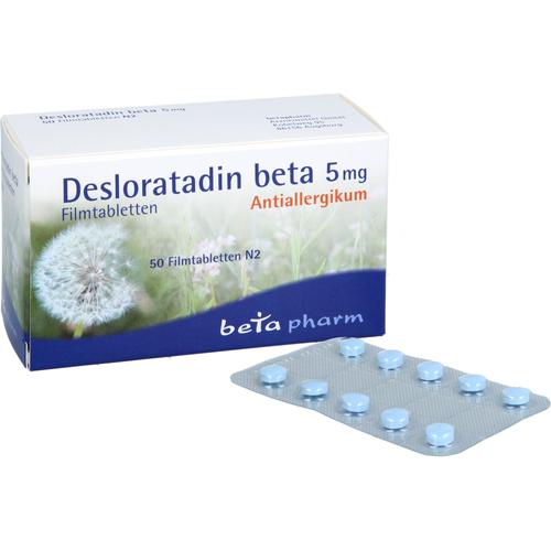 Desloratadin Beta 5 mg Filmtabletten 50 St betapharm Arzneimittel bei onfy.de kaufen 17895780