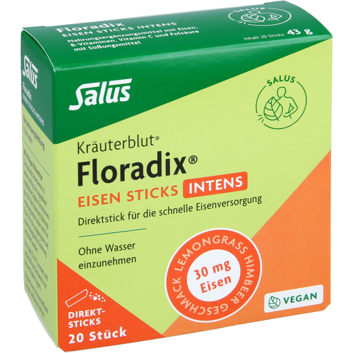 Floradix Eisen Sticks Intens 20 St SALUS Pharma bei onfy.de kaufen 20398499