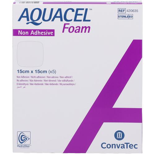 Aquacel Foam Nicht Adhäsiv 15x15 cm Verband 5 St EurimPharm Arzneimittel bei onfy.de kaufen 19433782
