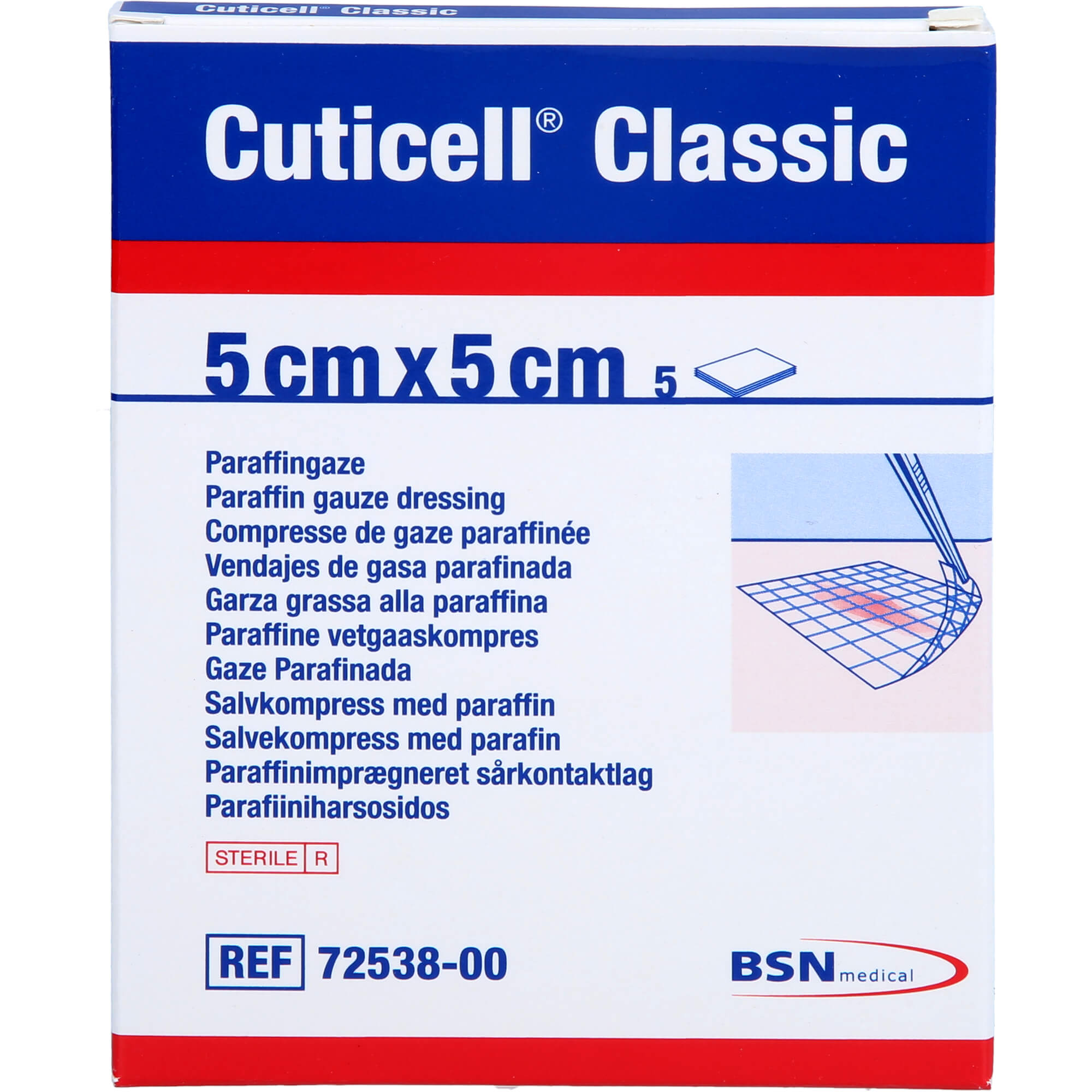 Cuticell Classic Wundgaze 5x5 cm null