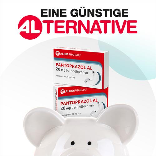 Pantoprazol Al 20mg bei Sodbrennen 14 St ALIUD Pharma bei onfy.de kaufen 05883671