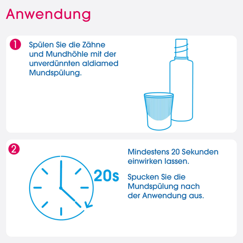 Aldiamed Mundspülung 500 ml Certmedica International bei onfy.de kaufen 16943844