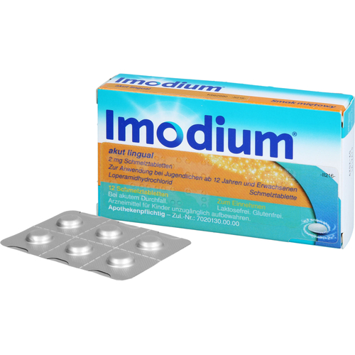 Imodium Akut Lingual Schmelztabletten 12 St kohlpharma bei onfy.de kaufen 19891444