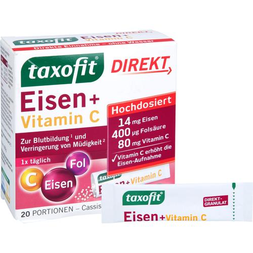 Taxofit Eisen+vitamin C Direktgranulat 20 St MCM KLOSTERFRAU Vertr. bei onfy.de kaufen 19080556