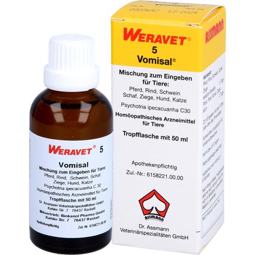 Vomisal 5 Vet 50 ml Biokanol Pharma Gmbh bei onfy.de kaufen 01958343