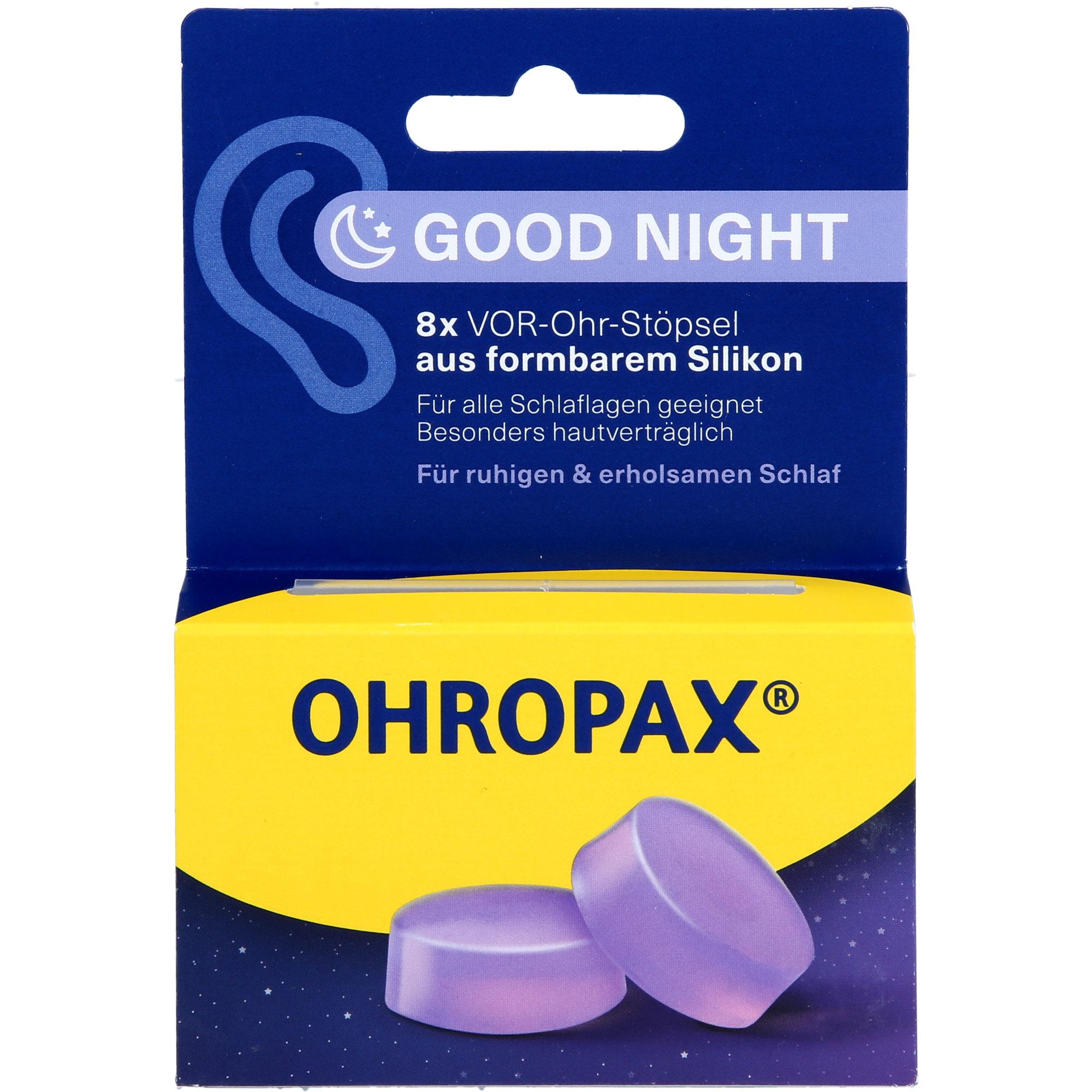 Ohropax Good Night Silikon Vor-Ohr Stöpsel null