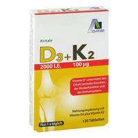 D3+k2 2000 I.e.+100Ug Tabletten null