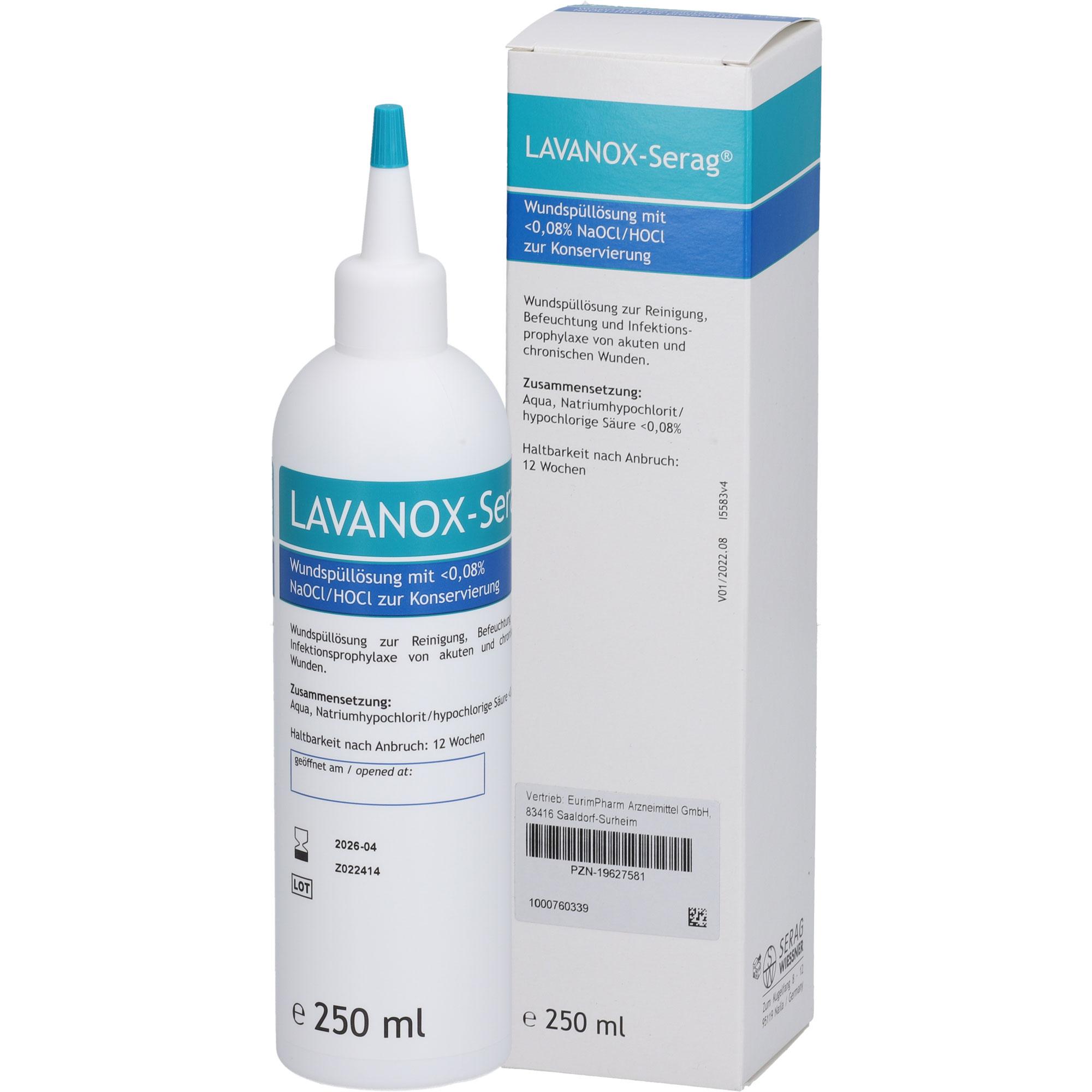 Lavanox Wundspüllösung 250 ml EurimPharm Arzneimittel bei onfy.de kaufen 19627581