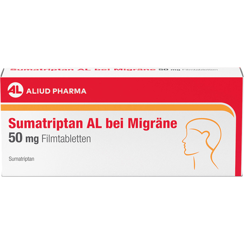 Sumatriptan Al bei Migräne 50 mg Filmtabletten 2 St ALIUD Pharma bei onfy.de kaufen 19836238