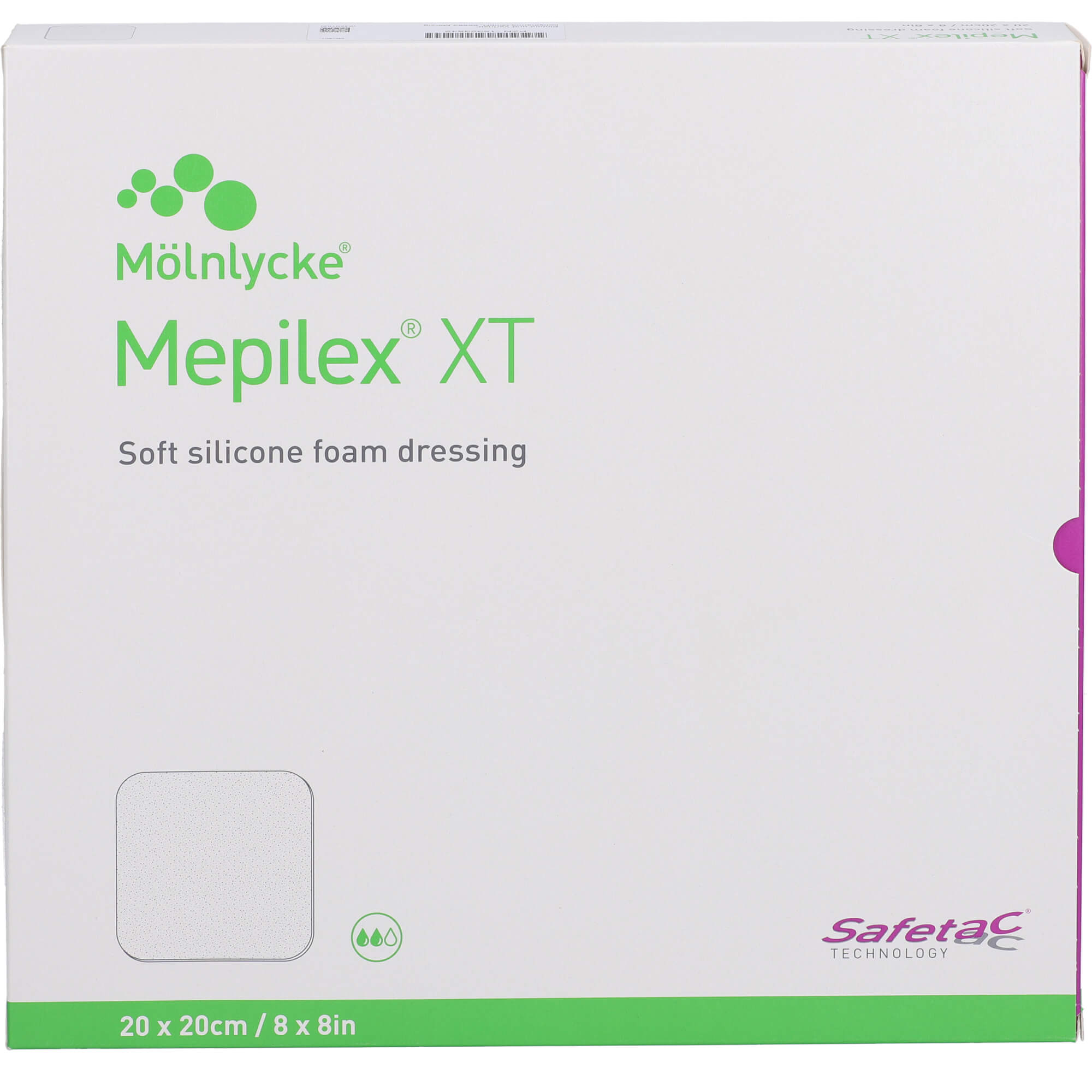 Mepilex Xt 20x20cm Schaumverband 5 St Mölnlycke Health Care bei onfy.de kaufen 07052365