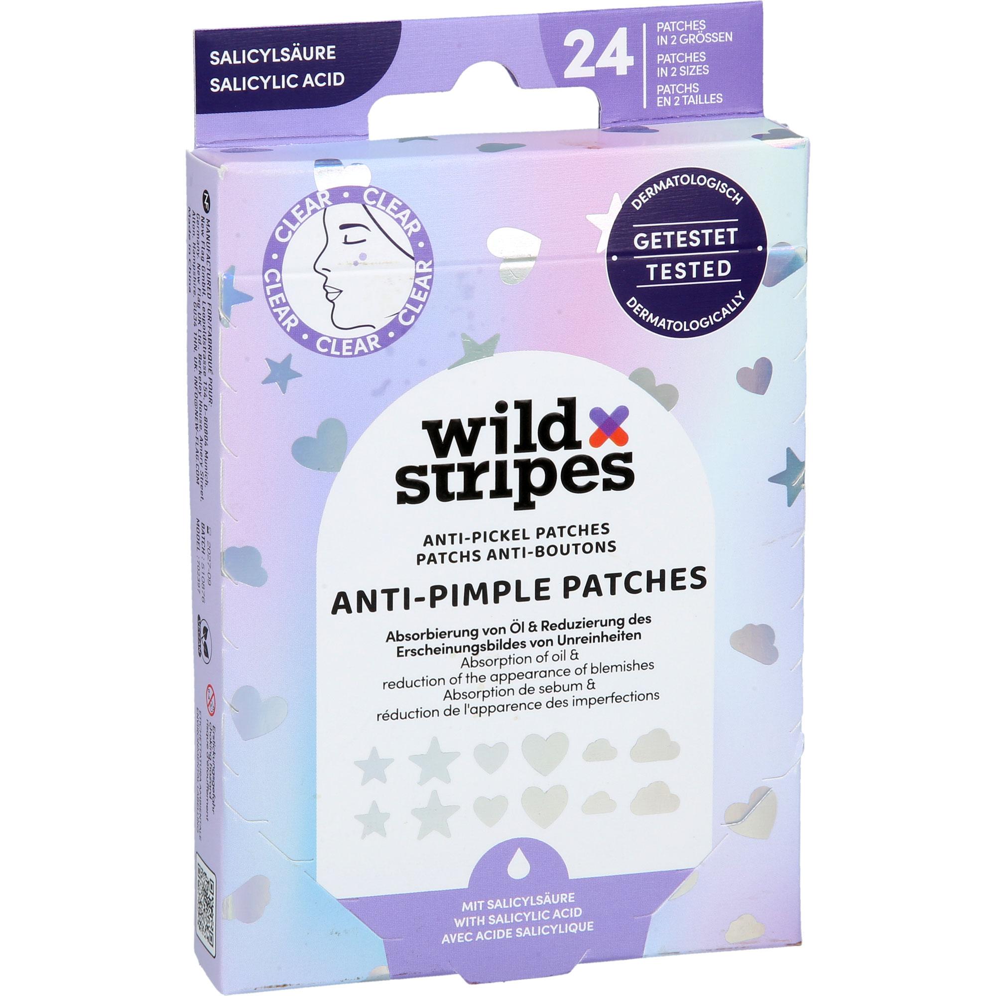Wild Stripes Anti-Pickel Patches Holo Clear 24 St New Flag bei onfy.de kaufen 19723451