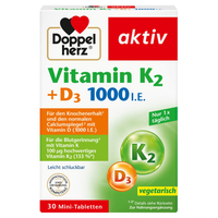 Doppelherz Vitamin K2 + D3 1000 I.E. - 30 Mini-Tabletten null
