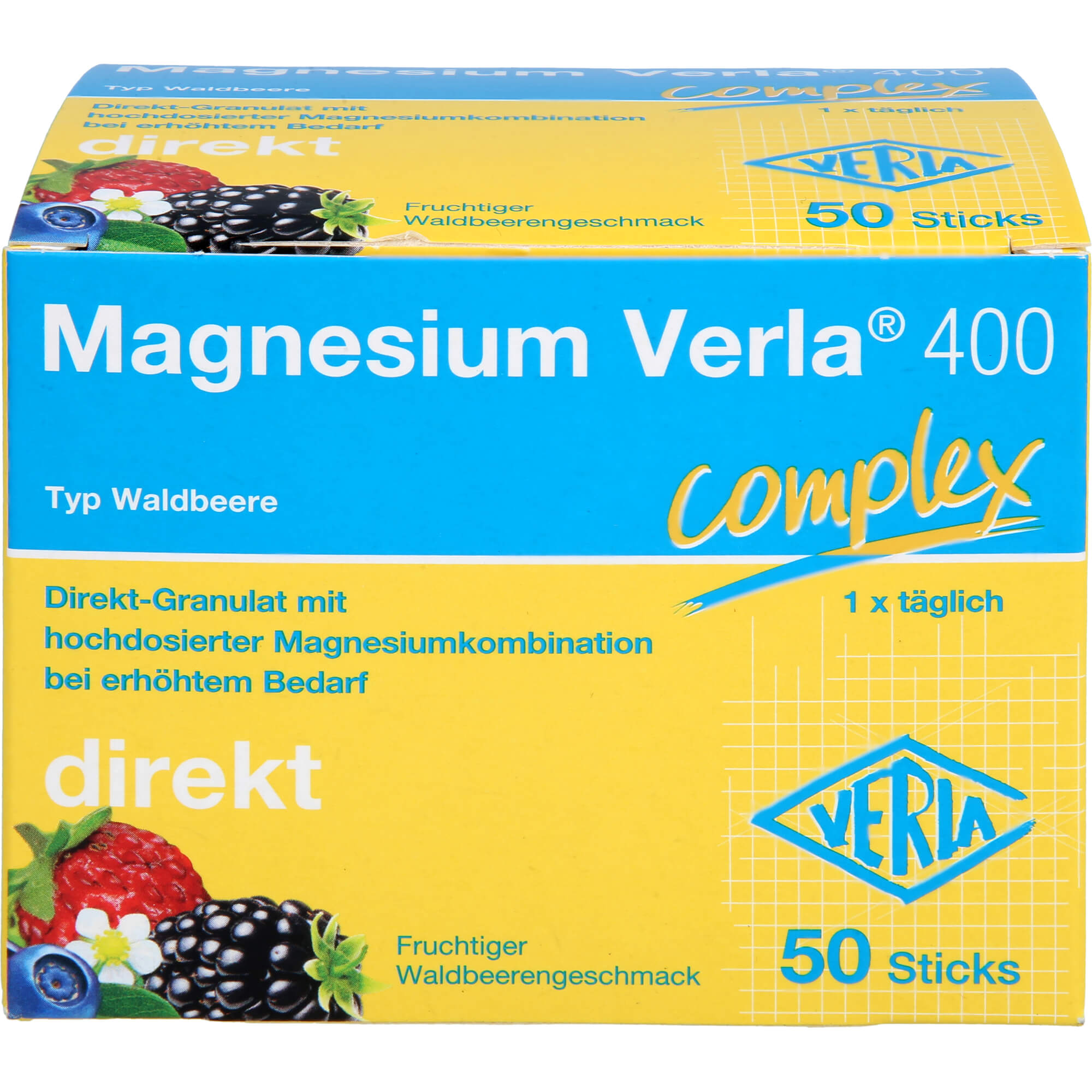 Magnesium Verla 400 Waldbeere Direkt-Granulat null