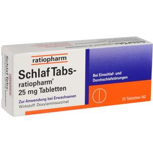 Erfahrungen mit Schlaf Tabs-Ratiopharm 25mg Tabletten - 22 Kundenbewertungen | onfy.de 07707524