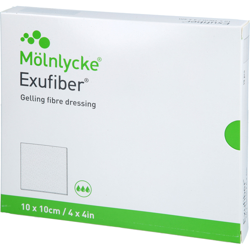 Exufiber 10x10 cm Gel-Faserverband 10 St Docpharm bei onfy.de kaufen 20312256