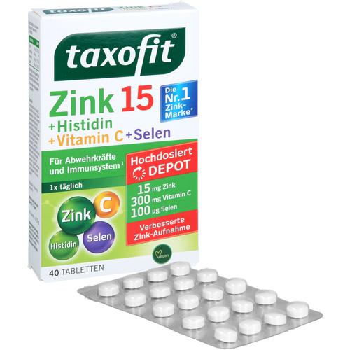 Taxofit Zink + Histidin + Selen Depot 40 St MCM KLOSTERFRAU Vertr. bei onfy.de kaufen 18112969
