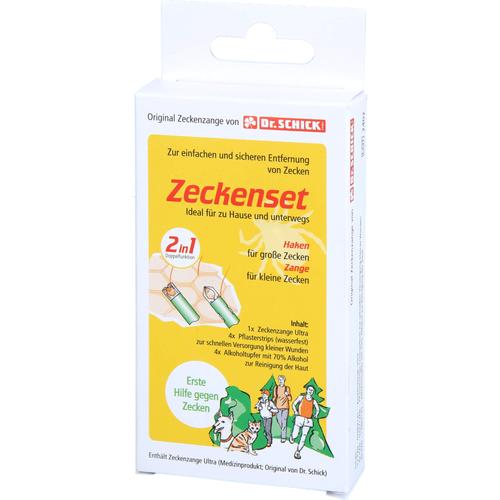 Zeckenset Dr.schick 9Tlg. Zange Pflaster Alk.-Tuch 1 St Inkosmia bei onfy.de kaufen 19148900