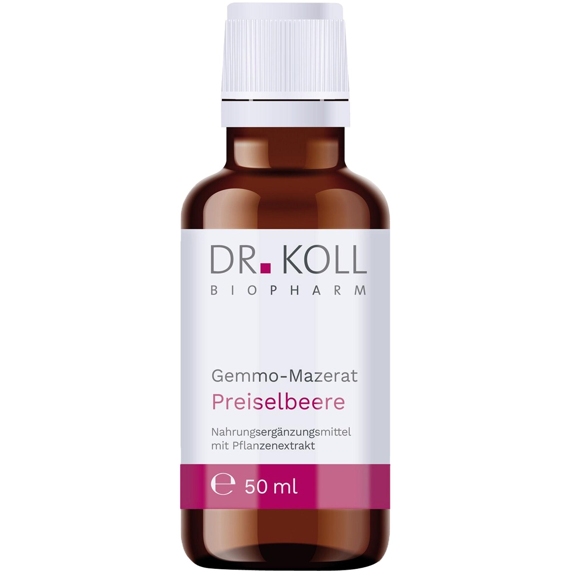 Gemmomazerat Preiselbeere Dr. Koll Vitis Idaea 50 ml Dr. Koll Biopharm bei onfy.de kaufen 19912353