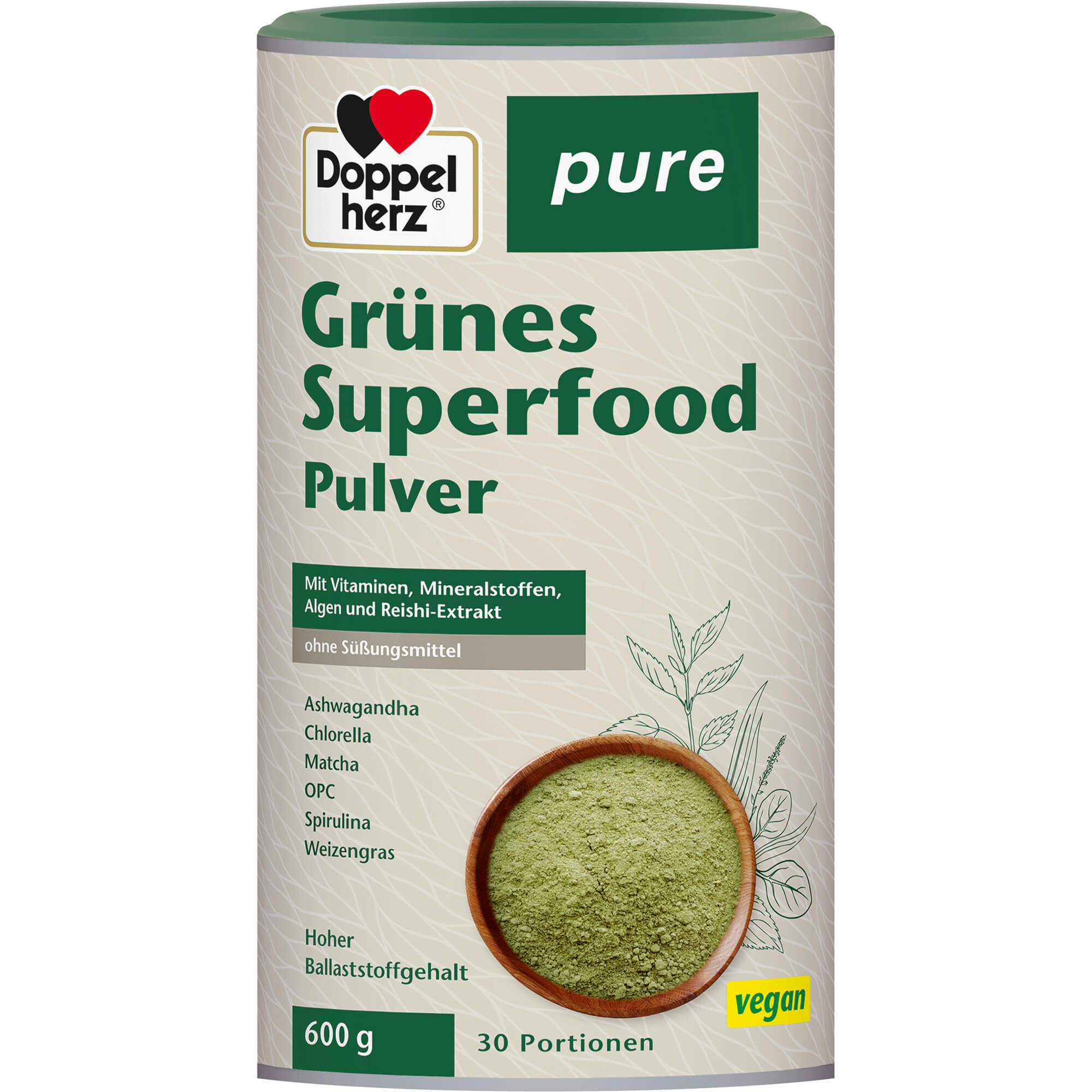 Doppelherz Grünes Superfood Pure null