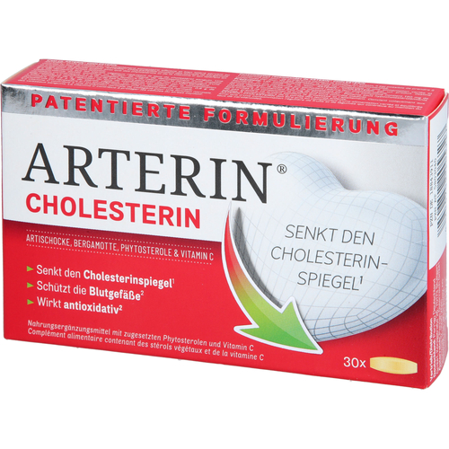Arterin Cholesterin Tabletten 30 St Perrigo Deutschland bei onfy.de kaufen 18843911