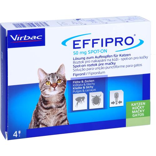 Effipro 50mg Vet F Katzen 4 St Virbac Tierarzneimittel Gmbh bei onfy.de kaufen 05508743