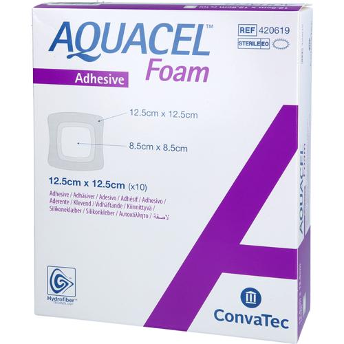 Aquacel Foam Adhäsiv 12.5x12.5 cm Verband 10 St Crosp Medical bei onfy.de kaufen 19881090