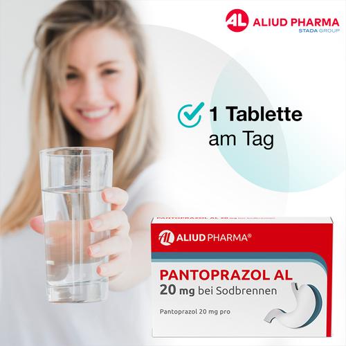 Pantoprazol Al 20mg bei Sodbrennen 14 St ALIUD Pharma bei onfy.de kaufen 05883671