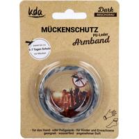 Mückenschutz Armband Pu-Leder -Mischgrau- Kda