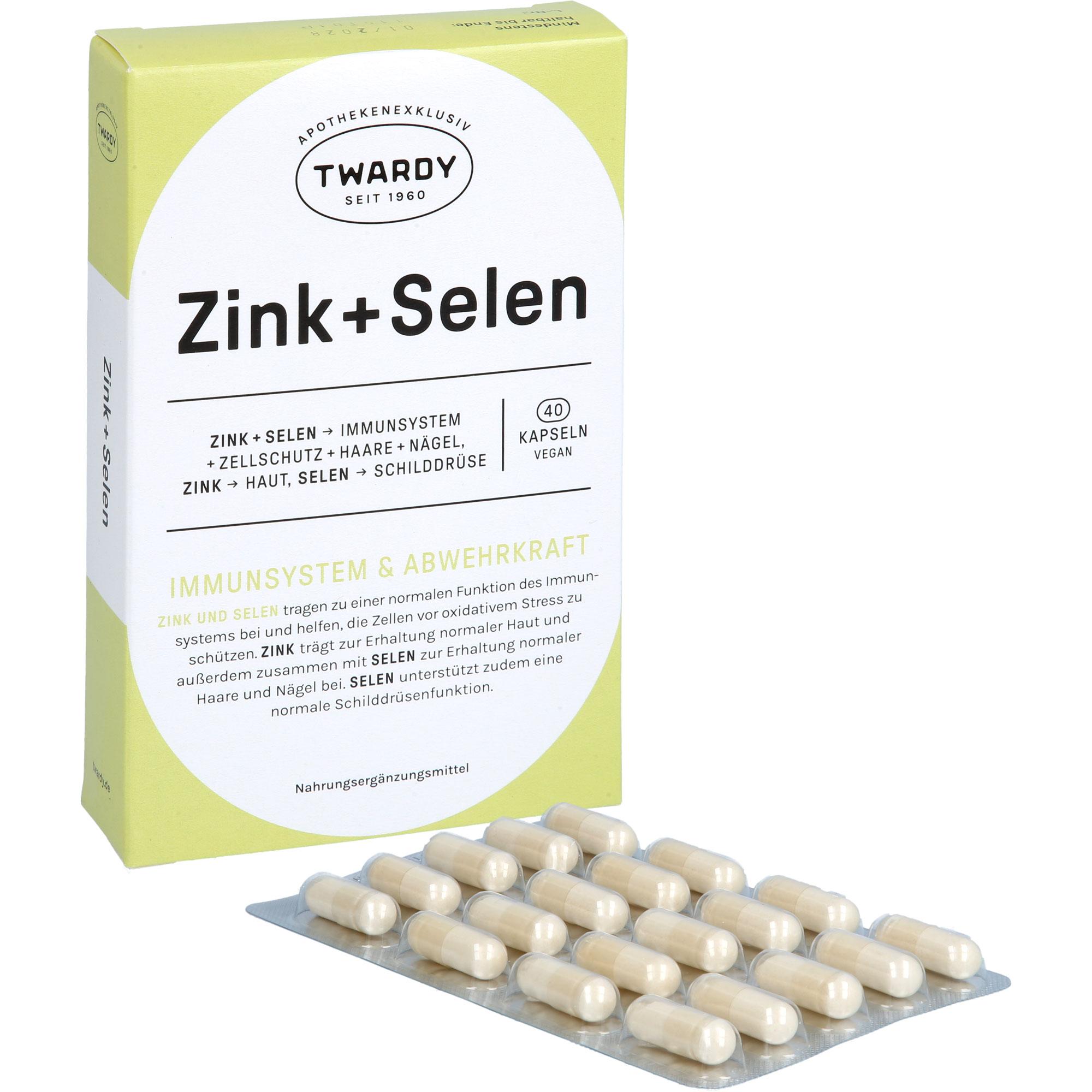 Zink + Selen Kapseln Vegan 40 St Astrid Twardy bei onfy.de kaufen 19239985