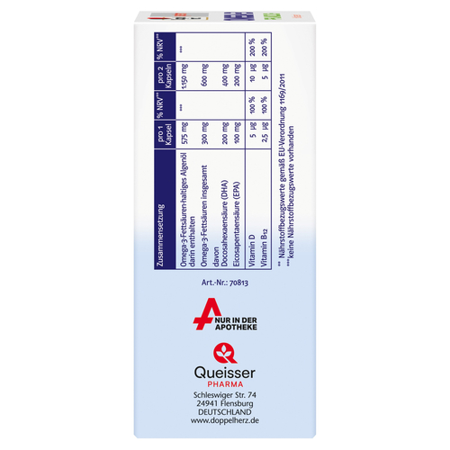 Doppelherz Omega-3 Pflanzlich System 60 St Queisser Pharma bei onfy.de kaufen 13335788