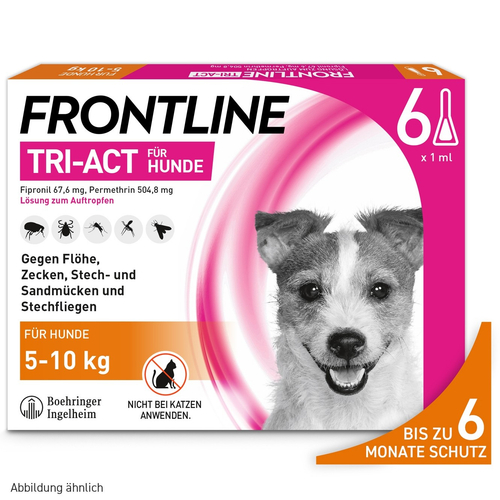 Frontline Tri-Act Hu5-10kg 6 St Boehringer Ingelheim Vetmedica Gmbh bei onfy.de kaufen 16359861