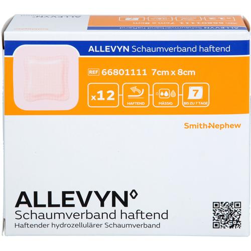Allevyn Schaumverband 7x8 cm Haftend 12 St ToValCare bei onfy.de kaufen 19962026