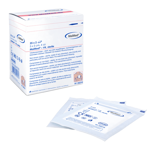 Maimed - Vlieskompressen Steril 5cmx5cm 4-Fach 50x5 St MaiMed bei onfy.de kaufen 03188234