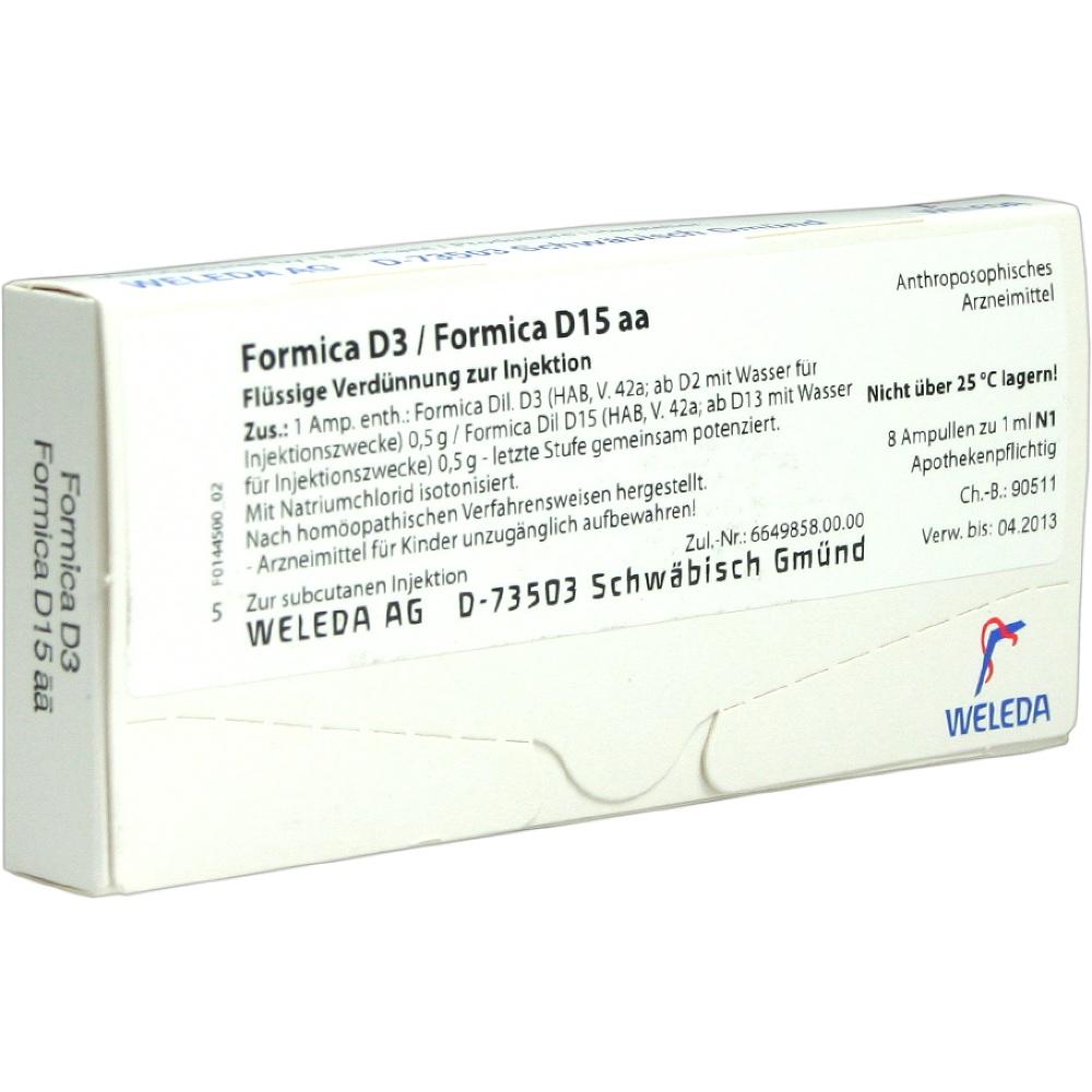 Formica D 3 Formica D15 8x1 ml WELEDA bei onfy.de kaufen 01622637