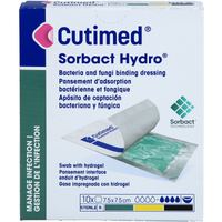 Cutimed Sorbact Hydro Gel Kompressen 7.5x7.5 cm null