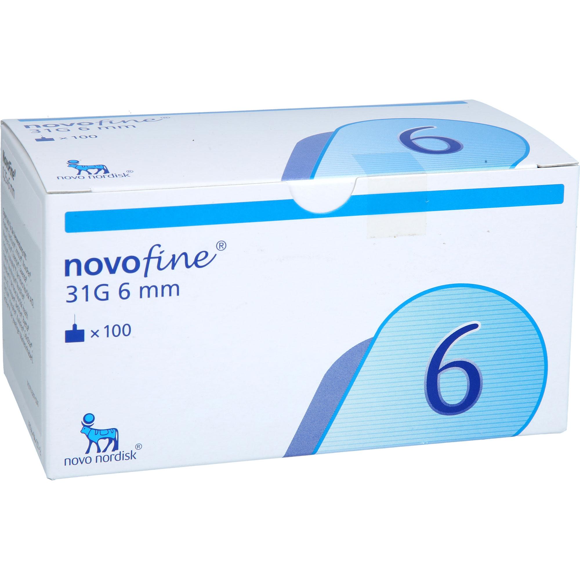 Novofine Nadeln 0.25x6 Mm 31G 100 St Avitamed bei onfy.de kaufen 19143819