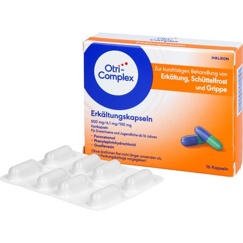 Otricomplex Erkältungskapseln 500mg/6.1mg/100mg 2x8 St Haleon Germany bei onfy.de kaufen 19077815